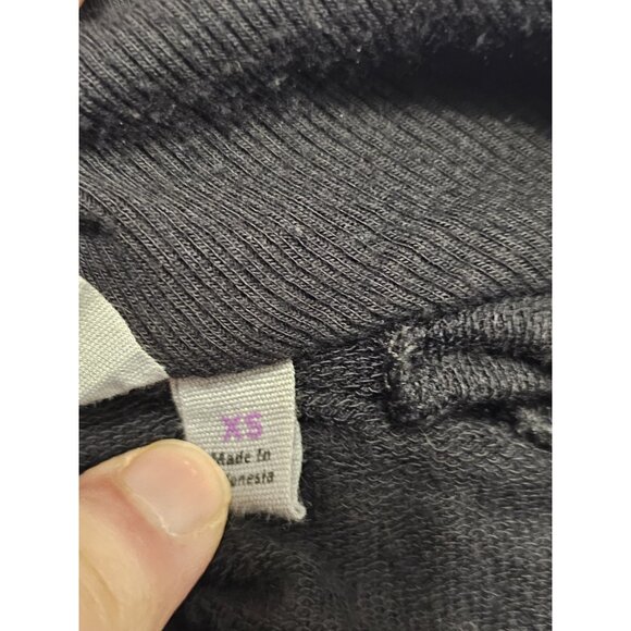 Athleta Pranayama Restore Rib WrapNirvana BLACK Cardigan Sweater Women's XS Boho - Picture 4 of 9